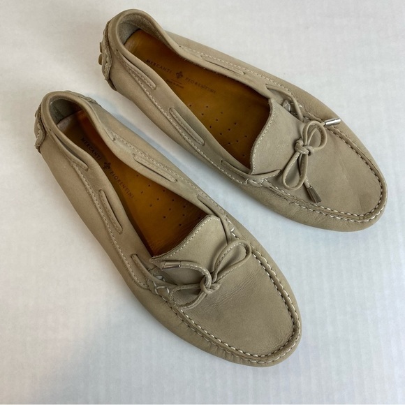 Mercanti Fiorentini Soft Leather Nub Sole Driving Loafers - Picture 3 of 12